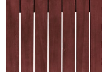 Des Moines Sidobord och Soffbord Utomhus 90 cm Trä - Rödbrun - Utemöbler & utemiljö - Utebord & trädgårdsbord - Sidobord utomhus