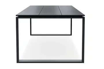 Devon Stort Rektangulärt Matbord utomhus 210x100 cm i aluminium - Svart - Utemöbler & utemiljö - Utebord & trädgårdsbord - Matbord utomhus