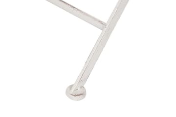 Dursley Runt Hopfällbart Cafébord och Kaffebord Utomhus 45 cm Metall - Vit - Utemöbler & utemiljö - Utebord & trädgårdsbord - Cafébord