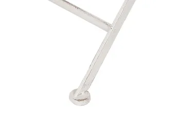 Dursley Runt Hopfällbart Cafébord och Kaffebord Utomhus 45 cm Metall - Vit - Utemöbler & utemiljö - Utebord & trädgårdsbord - Cafébord