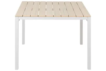 Edmundston Matbord Utomhus 95x95 cm - Beige/Vit - Utemöbler & utemiljö - Utebord & trädgårdsbord - Matbord utomhus