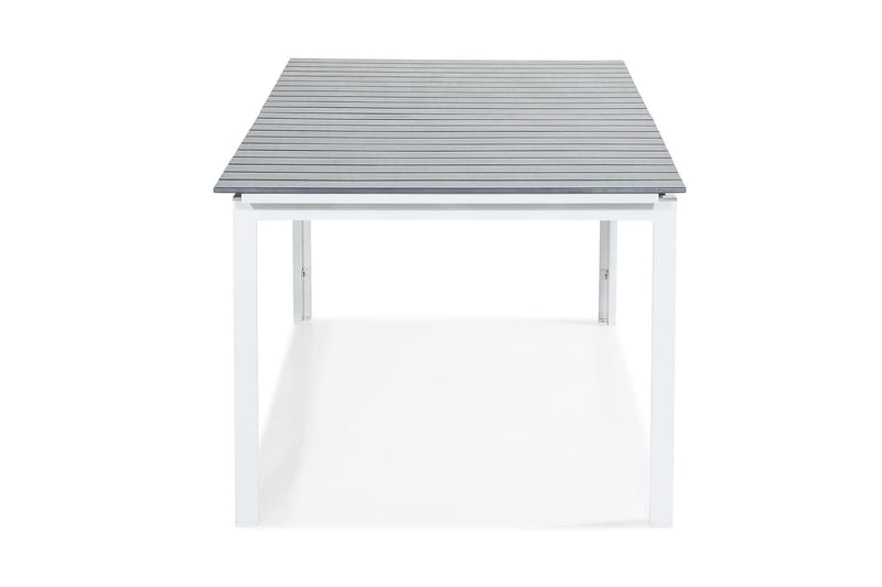 Förlängningsbart Matbord Tunis 220-280x100 cm - Vit/grå - Matbord utomhus