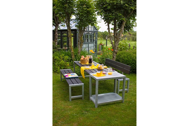 PLUS Serveringsbord I Stål 77 cm - Grillvagn & grillbord utomhus
