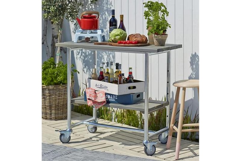 PLUS Urban Grillbord med Hylla - Svart - Utemöbler & utemiljö - Utebord & trädgårdsbord - Grillvagn & grillbord utomhus