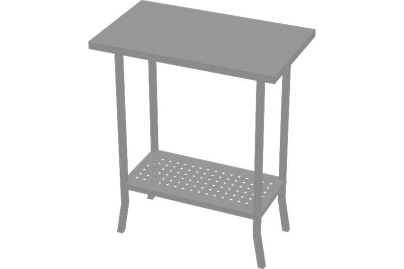 PLUS Planteringsbord 45x75 cm - Svart - Grillvagn & grillbord utomhus