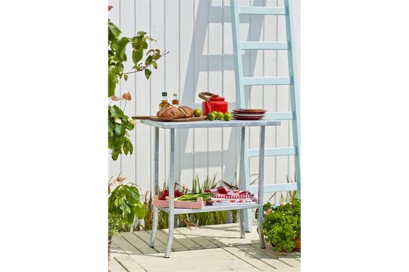 PLUS Planteringsbord 45x75 cm - Svart - Grillvagn & grillbord utomhus