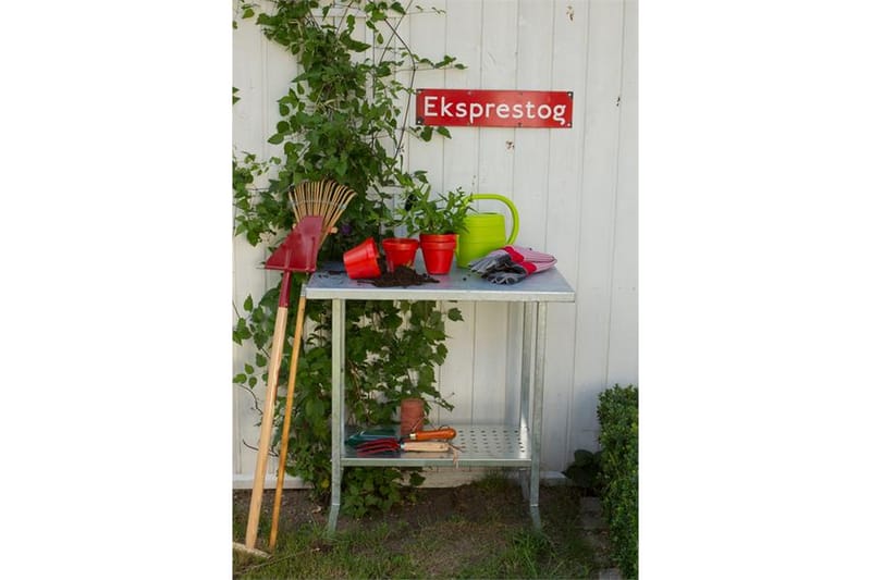PLUS Planteringsbord 45x75 cm - Svart - Grillvagn & grillbord utomhus