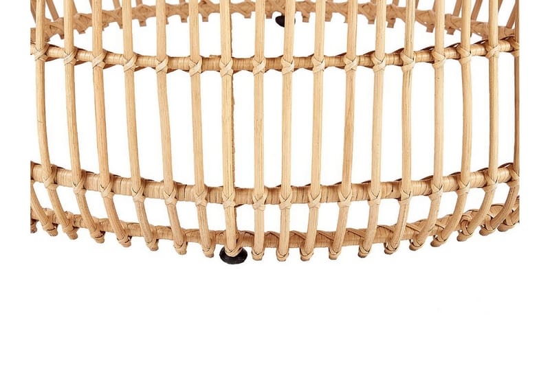 Hartnoy Runt Sidobord och Avlastningsbord Utomhus 85 cm Konstrotting - Beige/Natural - Utemöbler & utemiljö - Utebord & trädgårdsbord - Sidobord utomhus