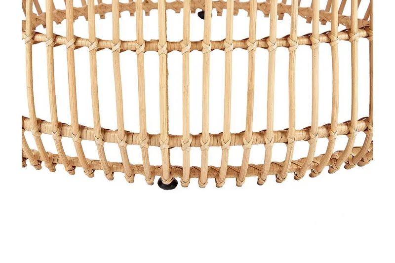 Hartnoy Runt Sidobord och Avlastningsbord Utomhus 85 cm Konstrotting - Beige/Natural - Utemöbler & utemiljö - Utebord & trädgårdsbord - Sidobord utomhus