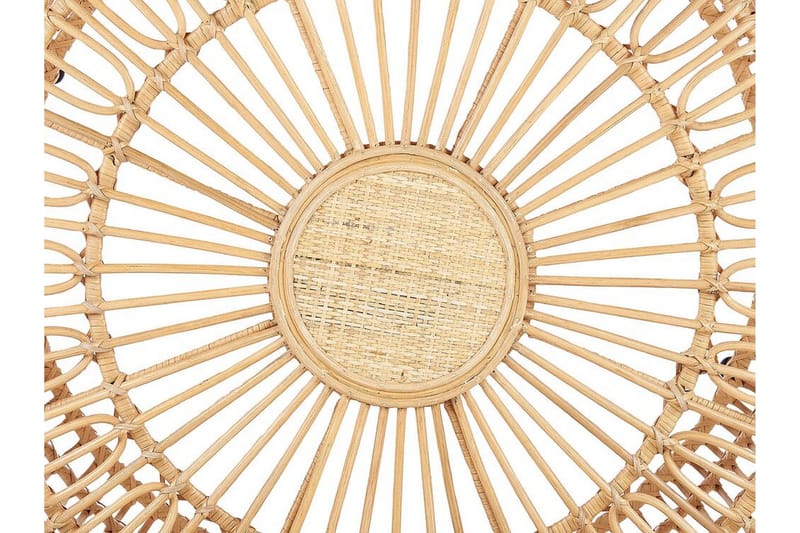 Hartnoy Runt Sidobord och Avlastningsbord Utomhus 85 cm Konstrotting - Beige/Natural - Utemöbler & utemiljö - Utebord & trädgårdsbord - Sidobord utomhus