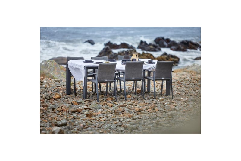 Hillerstorp Borgdala Utebord 220/340 x 107 x H75,5 cm - Grå - Utemöbler & utemiljö - Utebord & trädgårdsbord - Matbord utomhus