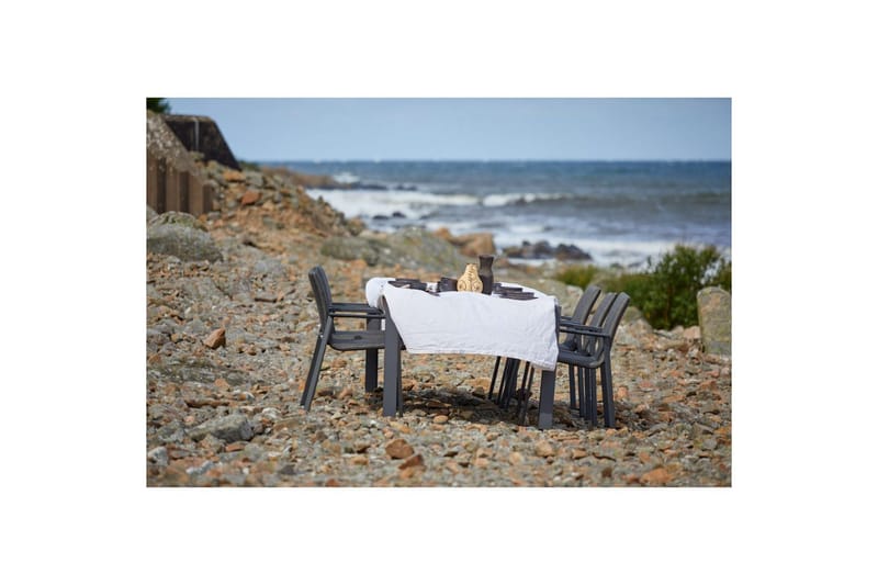 Hillerstorp Borgdala Utebord 220/340 x 107 x H75,5 cm - Grå - Utemöbler & utemiljö - Utebord & trädgårdsbord - Matbord utomhus