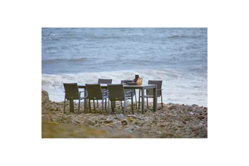 Hillerstorp Borgdala Utebord 220/340 x 107 x H75,5 cm - Grå - Utemöbler & utemiljö - Utebord & trädgårdsbord - Matbord utomhus