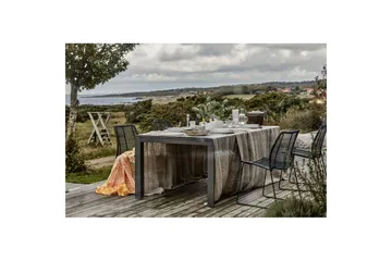 Hillerstorp Borgdala Utebord 220/340 x 107 x H75,5 cm - Grå - Utemöbler & utemiljö - Utebord & trädgårdsbord - Matbord utomhus
