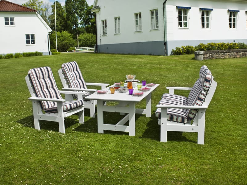 Hillerstorp Herrgård Bord 90 x 165 cm - Vit - Utemöbler & utemiljö - Utebord & trädgårdsbord - Matbord utomhus