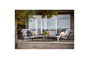 Hillerstorp Kungshult Utebord 81 x 140 cm Grå - Utemöbler & utemiljö - Utebord & trädgårdsbord - Sidobord utomhus