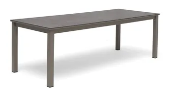 Hillerstorp Jet Set Matbord Utomhus 90 cm Beige - Beige - Utemöbler & utemiljö - Utebord & trädgårdsbord - Matbord utomhus