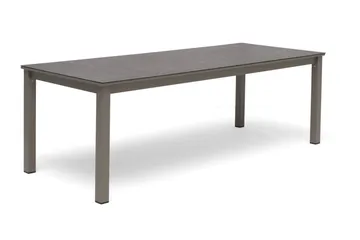 Hillerstorp Jet Set Matbord Utomhus 90 cm Beige - Beige - Utemöbler & utemiljö - Utebord & trädgårdsbord - Matbord utomhus