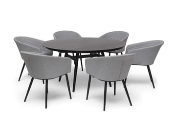 Utebord Hillerstorp Oxhult Ø145 cm Svart - Svart - Utemöbler & utemiljö - Utebord & trädgårdsbord - Matbord utomhus