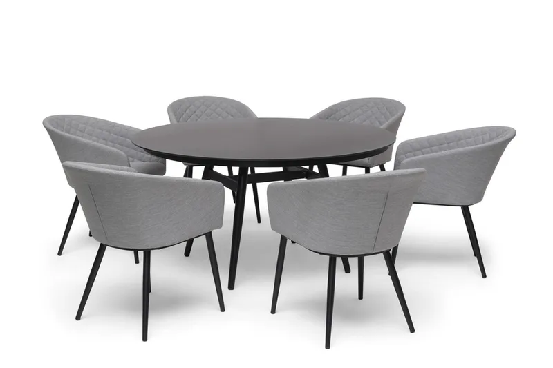 Utebord Hillerstorp Oxhult Ø145 cm Svart - Svart - Utemöbler & utemiljö - Utebord & trädgårdsbord - Matbord utomhus