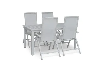 Hillerstorp Nydala Utebord 96 x 150/200 cm Vit - Vit - Utemöbler & utemiljö - Utebord & trädgårdsbord - Matbord utomhus