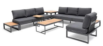 Hillerstorp Oxelunda Utebord 113 x 55 cm Grå - Grå - Utemöbler & utemiljö - Utebord & trädgårdsbord - Sidobord utomhus