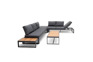 Hillerstorp Oxelunda Utebord 113 x 55 cm Grå - Grå - Utemöbler & utemiljö - Utebord & trädgårdsbord - Sidobord utomhus