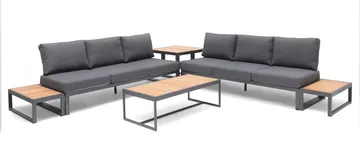 Hillerstorp Oxelunda Utebord 113 x 55 cm Grå - Grå - Utemöbler & utemiljö - Utebord & trädgårdsbord - Sidobord utomhus