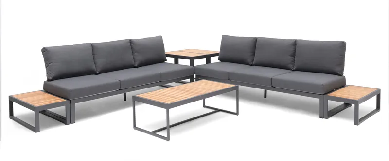 Hillerstorp Oxelunda Utebord 113 x 55 cm Grå - Grå - Utemöbler & utemiljö - Utebord & trädgårdsbord - Sidobord utomhus