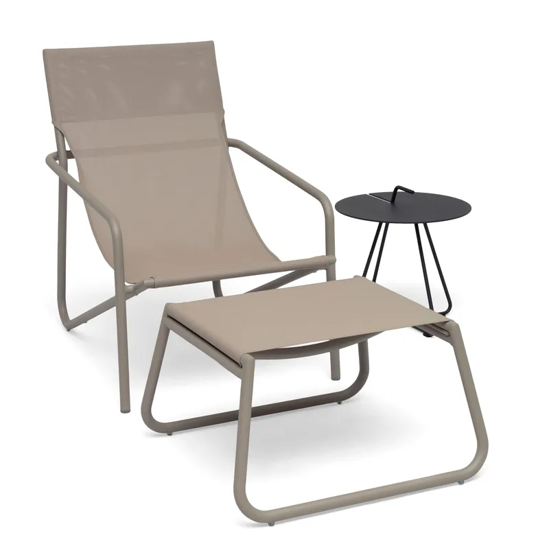 Hillerstorp Sandholma Utebord Ø44 cm Svart - Svart - Utemöbler & utemiljö - Utebord & trädgårdsbord - Sidobord utomhus
