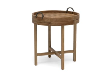BrickUtebord Hillerstorp Himmelsnäs Ø60 cm Brun - Brun - Utemöbler & utemiljö - Utebord & trädgårdsbord - Sidobord utomhus