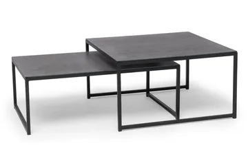 SatsUtebord Hillerstorp Jet Set Svart - Svart - Utemöbler & utemiljö - Utebord & trädgårdsbord - Loungebord & soffbord utomhus