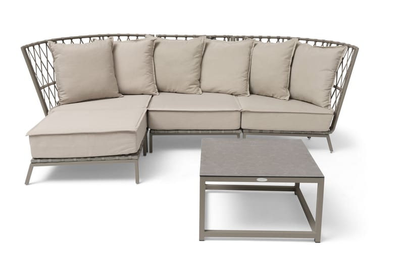 Soffbord Utomhus Hillerstorp Jet Set 70 x 70 cm Beige - Beige - Utemöbler & utemiljö - Utebord & trädgårdsbord - Loungebord & soffbord utomhus