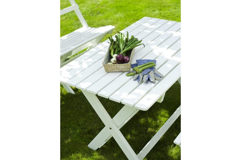 Hillerstorp Torpet Utebord 109x67 cm Vit - Vit - Utemöbler & utemiljö - Utebord & trädgårdsbord - Matbord utomhus