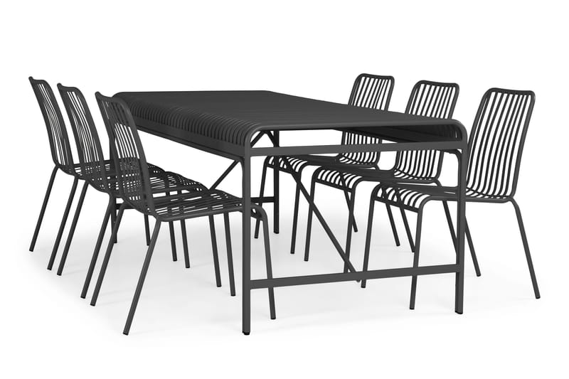 Jarva Matbord Utomhus 200 cm - Svart - Utemöbler & utemiljö - Utebord & trädgårdsbord - Matbord utomhus