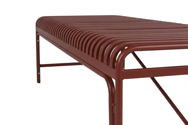 Jarva Rektangulärt Matbord Utomhus 90x200 cm i Metall - Röd - Utemöbler & utemiljö - Utebord & trädgårdsbord - Matbord utomhus