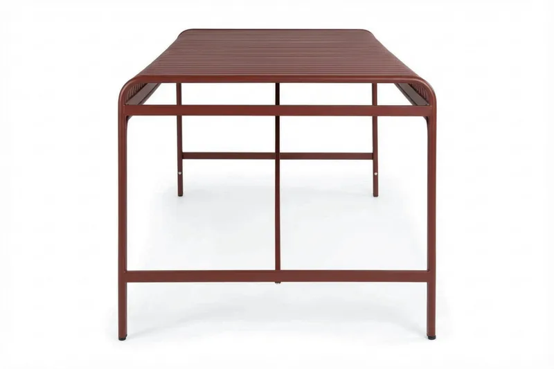 Jarva Rektangulärt Matbord Utomhus 90x200 cm i Metall - Röd - Utemöbler & utemiljö - Utebord & trädgårdsbord - Matbord utomhus