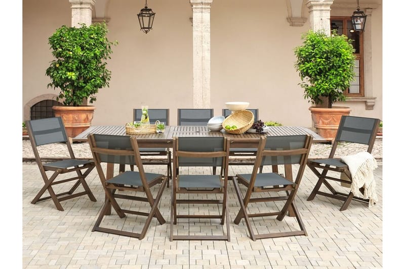 Kettelle Matbord Utomhus 100x180 cm - Mörkbrun - Utemöbler & utemiljö - Utebord & trädgårdsbord - Matbord utomhus