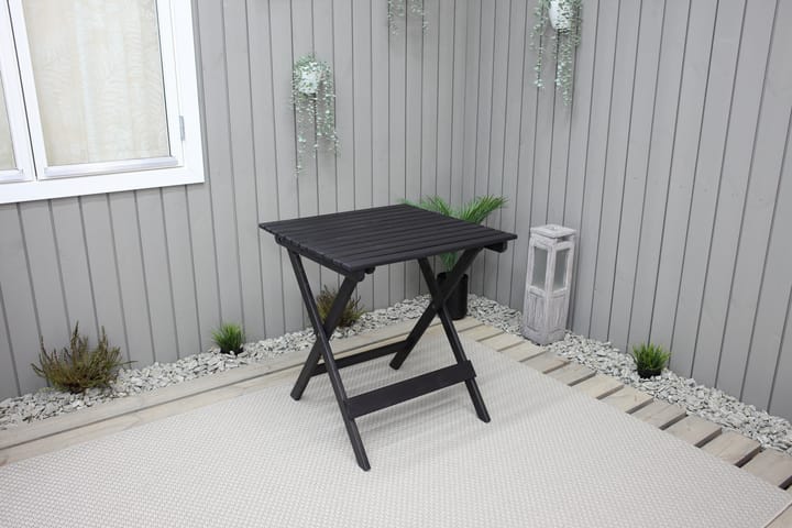 Klappbord Edilma 65 cm - Kaffesvart - Matbord utomhus