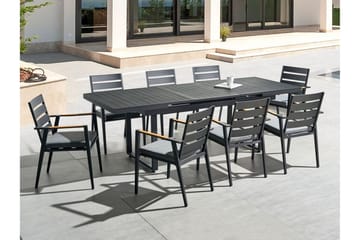 Koaldal Matbord Utomhus 90x180 cm - Svart - Utemöbler & utemiljö - Utebord & trädgårdsbord - Matbord utomhus