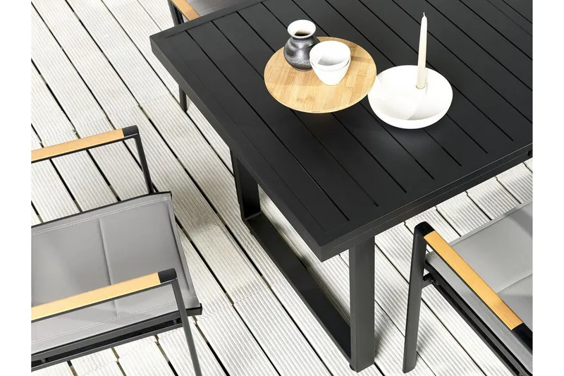 Koaldal Matbord Utomhus 90x180 cm - Svart - Utemöbler & utemiljö - Utebord & trädgårdsbord - Matbord utomhus