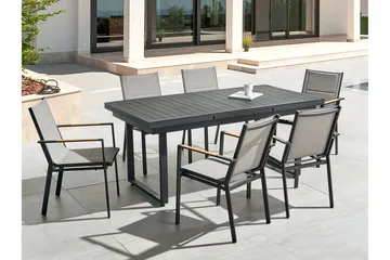 Koaldal Matbord Utomhus 90x180 cm - Svart - Utemöbler & utemiljö - Utebord & trädgårdsbord - Matbord utomhus