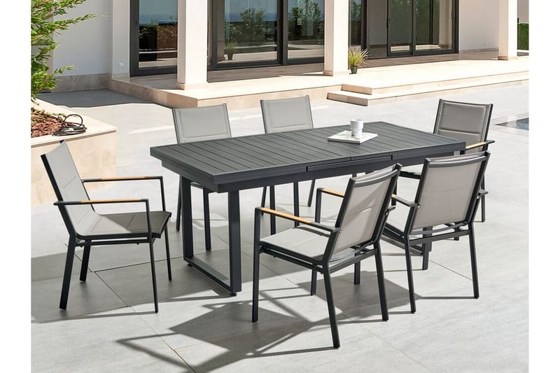 Koaldal Matbord Utomhus 90x180 cm - Svart - Utemöbler & utemiljö - Utebord & trädgårdsbord - Matbord utomhus