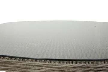 Marcus Stort Runt Matbord Utomhus 140 cm – Utebord i konstrotting med glasskiva för Uteplats och Trädgård - Grå - Utemöbler & utemiljö - Utebord & trädgårdsbord - Matbord utomhus