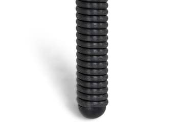 Marcus Stort Runt Matbord Utomhus 140 cm – Utebord i konstrotting med glasskiva för Uteplats och Trädgård - Svart - Utemöbler & utemiljö - Utebord & trädgårdsbord - Matbord utomhus