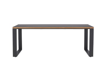 Matbord Aspvik 100x200 cm Svart - Svart - Utemöbler & utemiljö - Utebord & trädgårdsbord - Matbord utomhus