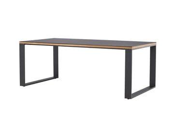 Matbord Aspvik 100x200 cm Svart - Svart - Utemöbler & utemiljö - Utebord & trädgårdsbord - Matbord utomhus