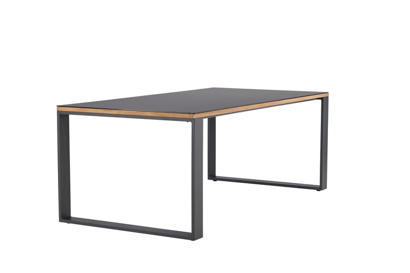 Matbord Aspvik 100x200 cm Svart - Svart - Utemöbler & utemiljö - Utebord & trädgårdsbord - Matbord utomhus