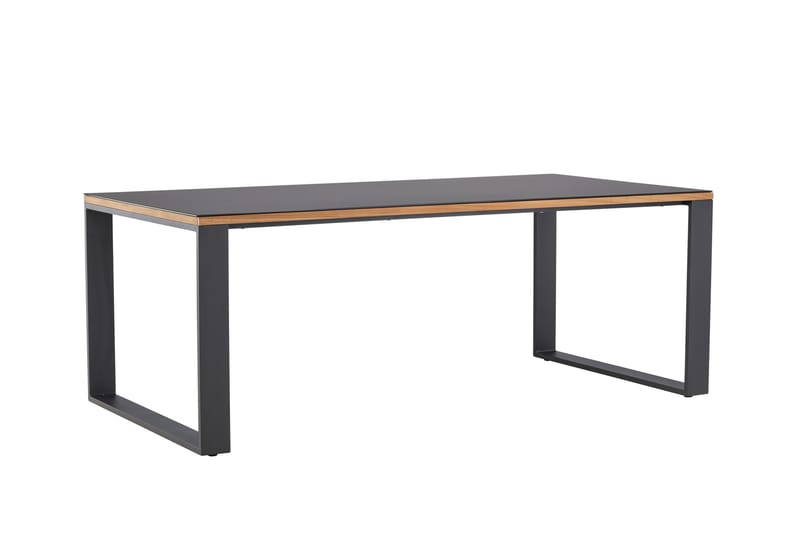 Matbord Aspvik 100x200 cm Svart - Svart - Utemöbler & utemiljö - Utebord & trädgårdsbord - Matbord utomhus