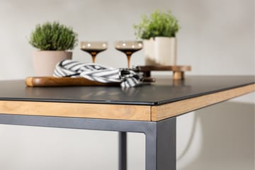 Matbord Aspvik 100x200 cm Svart - Svart - Utemöbler & utemiljö - Utebord & trädgårdsbord - Matbord utomhus